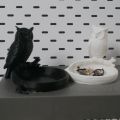 Creative 3D Printed Owl Storage Tray Cartoon Animal Shaped Cute Entrance Key Bowl Plastic Modern Earrings Display Dish Home Decoration. 