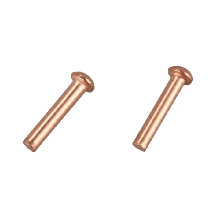 fasdaga%20300%20Pcs%205/64Inch%20x%2025/64Inch%20Round%20Copper%20Solid%20Rivets%20Fasteners%20-%20Image%203