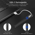 Rechargeable Pen Lights with Pupil Gauge & Ruler for Nurses Doctors, Echargeable, 2Pcs. 