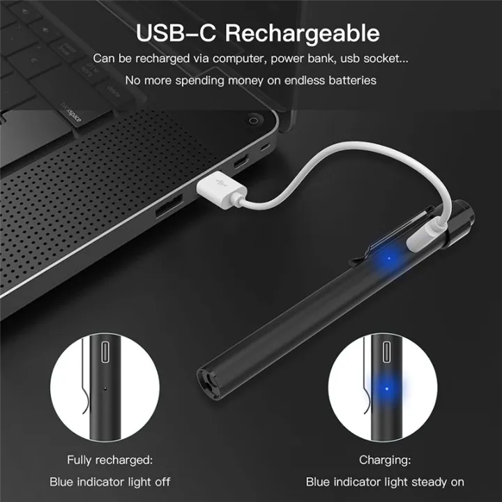 Rechargeable%20Pen%20Lights%20with%20Pupil%20Gauge%20&%20Ruler%20for%20Nurses%20Doctors,%20Echargeable,%202Pcs%20-%20Image%206