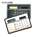 DISICHEN Profesional Mini Solar Powered Calculator 8 Digit Basic Standard Calculator, 8.5x5.3cm. 