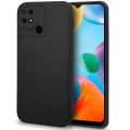 Redmi 10C Back Cover Shock Proof Matte Soft Silicon Flexible Back Case Cover for Redmi 10C (Black). 