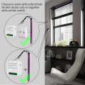 1 PCS Tuya WIFI Smart Curtain Module Switch APP Remote Control White Plastic for Alexa Home Voice Control. 