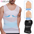 Mini Born Men Body Toning Vest Slimming Body Shaper Corrective PosturSales promotion e Belly Control Compression Shirt Modeling Underwear Corset. 