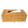 Big Size  Rectangular EXCLUSIVE Bamboo Wooden Tissue Paper Holder Box, Rectangular, 22.5 x 11.5 x 8 cm Wooden Tissue Box Cover Wooden Holder Car Home Paper Storage Popup Napkin Box  Tissue /Napkin Holder Box Wood Material. 
