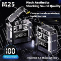 Sutuiying M25 TWS Wireless Earplug Touch Control Bluetooth 5.1 IPX7 Waterproof 2025 New Built-in Microphone Is Suitable for Sports Travel. 
