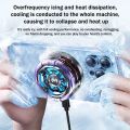 MEMO CX08 Pro Mobile Cooler Phone Radiator 20W Powered Freezing Magnetic Cooler Fan For IOS Android. 
