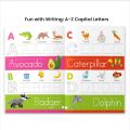Fun with Writing (Pack of 4 Books) :  Patterns and Pencil Control , Capital & Small Letters , Numbers (Penguin Early Learning Series). 