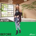 HIFFIN® (12ft x 8ft) Green Screen Background Cloth | Chroma Backdrop Curtain for Photography, Videography & Studios  Perfect for YouTube Videos, TikTok Videos, Instagram Reels, Live Streaming & VFX Editing. 