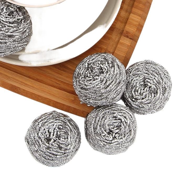 Jali Stainless Steel Sponges, Scrubbing Scouring Pad, Steel wire Wool Jali Scrubber for Kitchen cleaner dish washer Pack Of 5Pcs