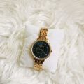 Quartz Waterproof Golden Watch For Women. 