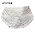 Sutuiying 1Pc Women Panties Quick Drying Briefs Seamless Underwear Solid Silky Female Soft Underpants Summer Cool Panties Lingerie BRYT. 