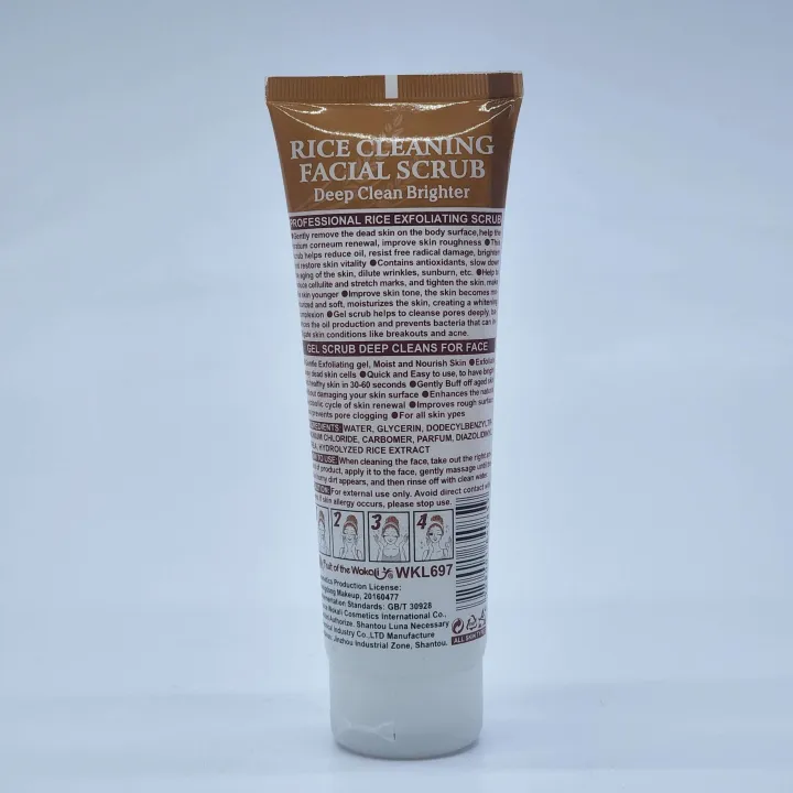 Exfoliating%20Professional%20Care%20Rice%20Cleaning%20Facial%20Scrub%20Deep%20Clean%20Brighter%20-%20Image%202