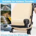 8Pcs Luggage Wheel Covers, Silicone Luggage Cover Protector Suitcase Wheel Covers, Silent Protection Luggage Compartment. 