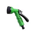 8 Function Plastic Garden Hose Nozzle Water Spray Gun Connector Tap Adapter Set. 
