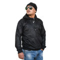 VIRJEANS (VJC785) Winter Hoddie For Men-Black. 