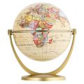 Bizzy Retro Rotating World Globe Earth Antique Home Office Desktop Decor Geography Educational Learning Map School Supplies. 