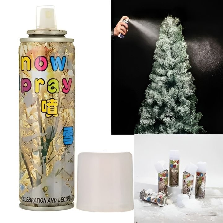 White Snow Spray Foam For Birthday Party ,Decoration, Celebration And Ceremonies