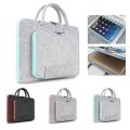 File Folder Bag Felt Commute Briefcases Durable Handbag Large Capacity Business Briefcases Multi-layer Document Laptop Handbag Men. 