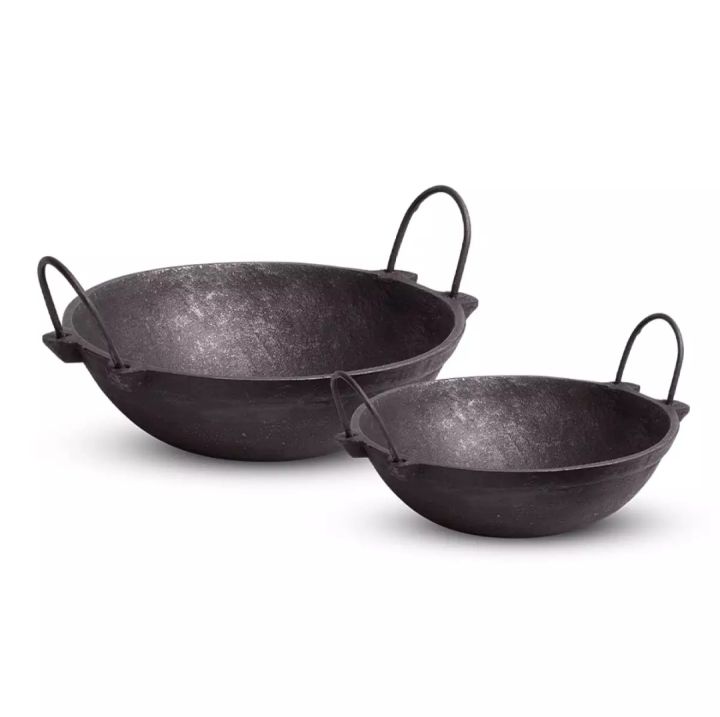 Cast Iron Traditional Nepali Kadai 10 Inches