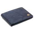 WILDHORN Nepal Men Blue 100% Genuine Leather Wallet (WH2052). 