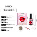 EELHOE Teeth DIY Makeup Professional Tooth Gem Kit With Curing Light And Glue. 