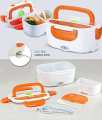 2in1 Electric Heated Portable Food Warmer Lunch Box Electric Tiffin Box For Office School Outdoor E Lunch Box - Multi Color. 