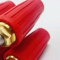 4-In-1 Turbine Nozzle Pressure Washer,2.0 Orifice Quadruple,360° Swivel Turbine Nozzle,1/4inch Quick Connector,Red. 