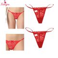 Fancyra Women Red Soft Comfortable Adjustable G-String Panty Thong For Women. 