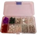 Jewelry Making DIY Crafts Box. Earrings Making Kit Box. 