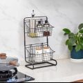 Kitchen Storage Two Layer Rack Shelf Organizer. 