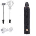 Rechargeable Coffee Bitter Milk Frother Coffee Drink Foamer Whisk Mixer Stirrer Coffee Eggbeater. 