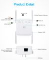 4G/5G 1200Mbps Router WiFi Extender Amplifier 2.4G/5GHz Wi-Fi Signal Booster Long Range Network Access Point. 