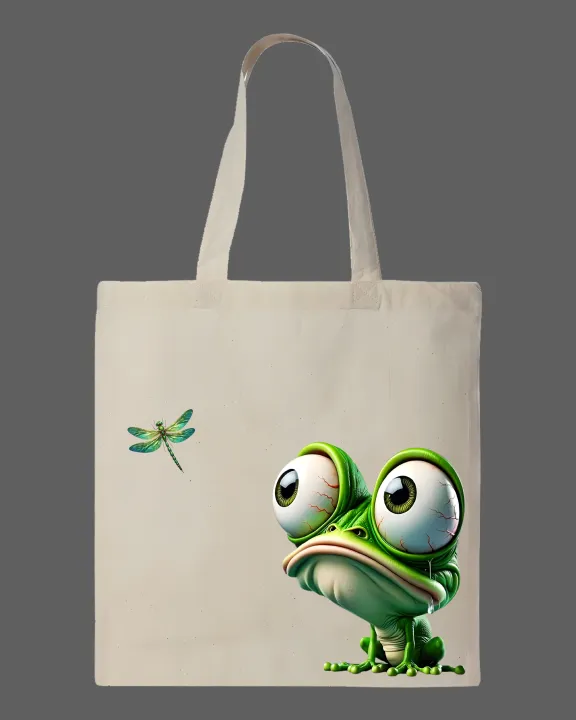 Cute%20Funny%20Frog%20&%20Dragonfly%20Graphic%20Canvas%20Tote%20Bag%20%E2%80%93%20Eco-Friendly%20Cotton%20Shoulder%20Shopping%20Bag-White,%20Black%20-%20Image%203
