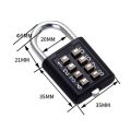 8 igits assword Code nation adlo inc Alloy Suit For Luggage rael Code Smart Lo Code eyed Anti-thieft Lo. 
