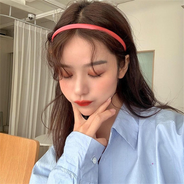 Thin%20Hair%20band%20Elegant%20Candy%20color%20Satin%20Headband%20Jelly%20Slim%20Hair%20accessories%20for%20Daily%20wear%20Party%20Wedding%20Girls'%20night%20out%20Summer%20accessory%20-%20Image%207