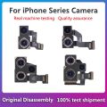 Aweisuan High Quality Original Disassembly Rear Camera For iPhone X XS XR SE2 8Plus 11 12 13 Mini Pro Max Back Camera Rear Main Lens Flex Cable Camera. 