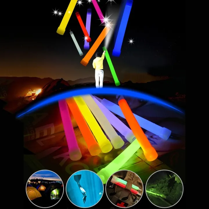 Jufang10pcs%20Camping%20Glow%20Sticks%20Waterproof%206%20Inch%20Concert%20Party%20Light%20Stick%20with%20Hook%20Non-toxic%20Hiking%20Camping%20Grow%20in%20the%20Dark%20Sticks%20High%20Quality%20Bargain%20price%20-%20Image%204