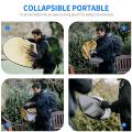 5-in-1 Portable Round 43", 110cm Light Reflector Collapsible Multi-Disc With Bag For Studio Photography And Outdoor Lighting. 