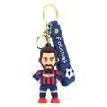 Legendary Soccer Star Leo MESSI Keychain -1 Pc, Argentine Football Player Figure, Bag Pendant Collection, Ideal Gift for Football Fans -8 cm. 