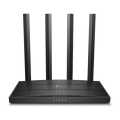 TP-Link Router AC1200 Archer C6 Wi-Fi Speed Up To 867 Mbps/5 GHz + 300 Mbps/2.4 GHz , 5 Gigabit Ports, 4 External Antennas , MU-MIMO, Dual Band. 