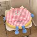 [Fast Shipping][Hot selling in China] Cute Square Cushion Pillow Office Long Sitting Thick Chair Cushion Back Cushion Creative High Appearance Student Dormitory Butt Cushion. 