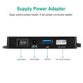 USB SATA IDE Adapter w/ 12V2A Power Cable,2.5 3.5 IDE / SATA HDD to USB 3.0 Converter,2.5 SSD / IDE Hard Drive CD-ROM to USB 3. 