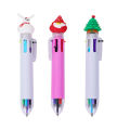 Pen Christmas Gift Pen Student Plastic Pen School Office Supplies 0.5mm Cute Cartoon 6/10 Colors Ballpoint. 