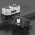 Portable Rechargeable LED Headlamp Mini Portable Powerful Rechargeable Headlamp Lightweight Adjustable Angle Camping Flashlight Outdoor Night Running. 