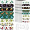 80pcs/set Cartoon Dinosaur Prints Band Aid Kawaii First Aid Strips Adhesive Bandages Wound Dressing Plasters Skin Patch. 