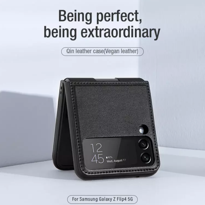 Nillkin Qin Vegan leather Case for Samsung Galaxy Z Flip4 5G (Z