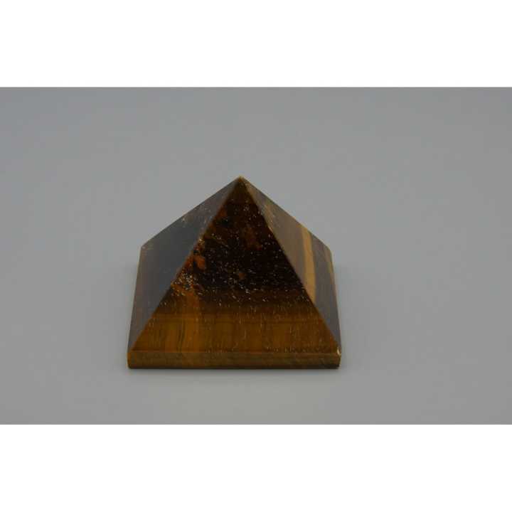 TIGER'S EYE PYRAMID