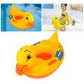 Rubber Duck Pool Float for Kids - Inflatable Swimming Pool Floats Boat Seats Beach Toy for Baby. 