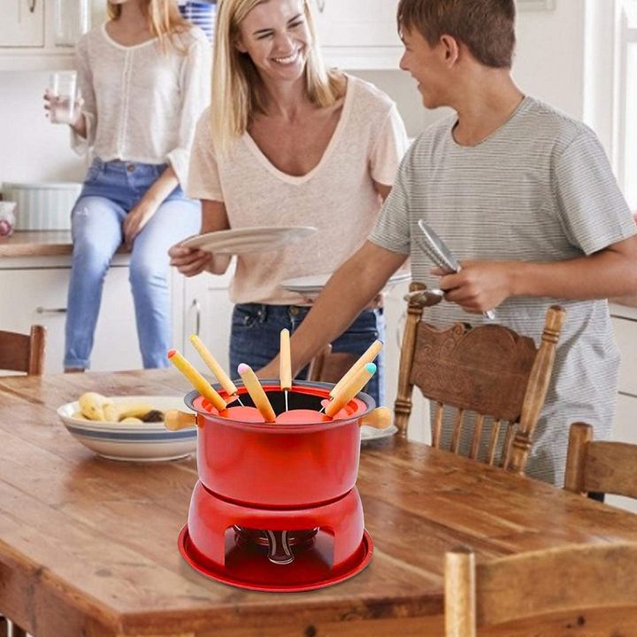 ARELENE%20Red%20Mini%20Stainless%20Steel%20Fondue%20Pot%20Set%20Cheese%20Chocolate%20Fondue%206%20Dipping%20Forks%20and%20Removable%20Pot%20Melts%20Candy%20Sauce%20Dip%20-%20Image%207